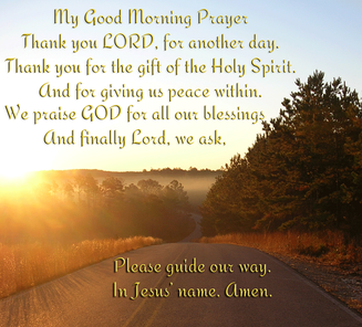 Morning Prayer Free Christian Graphic