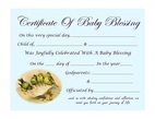 Baby Blessing Certificates