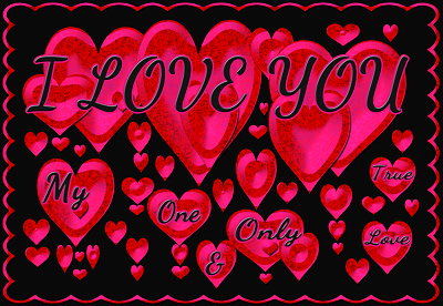 Pink and Red I Love You Hearts