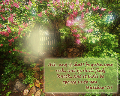 Scripture Graphic - Matthew 7:7