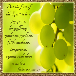 Fruit of the Spirit scripture graphic